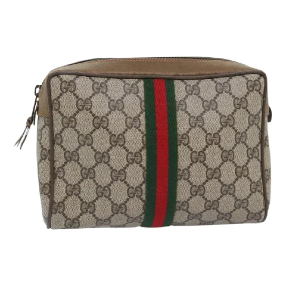Gucci Vintage Pre-owned Leather clutches Multicolor Dames