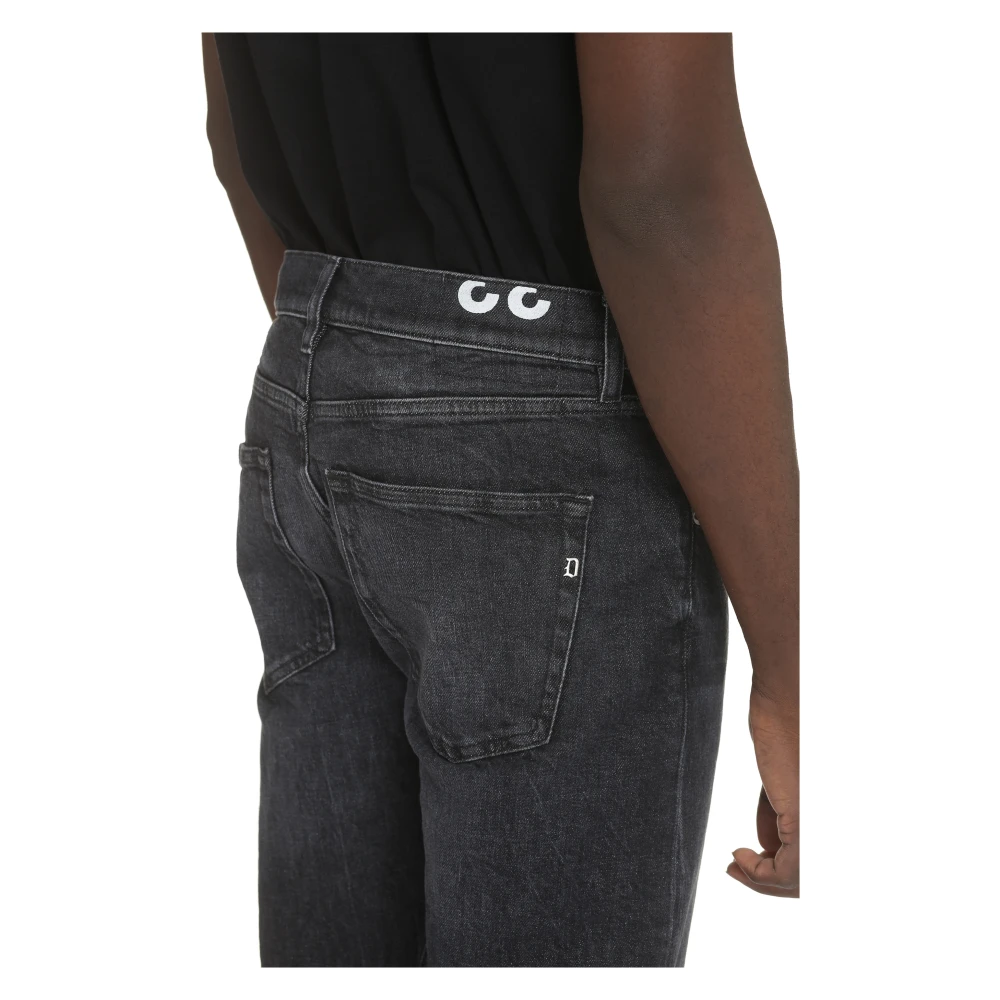 Dondup Stretch katoenen jeans met gewassen effect Gray Heren