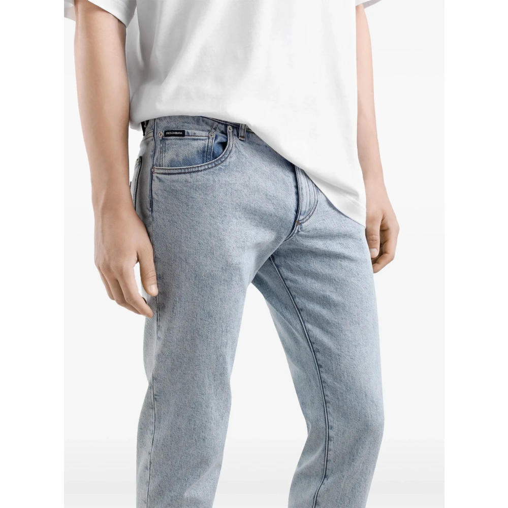 Dolce & Gabbana Heldere Blauwe Jeans Blue Heren