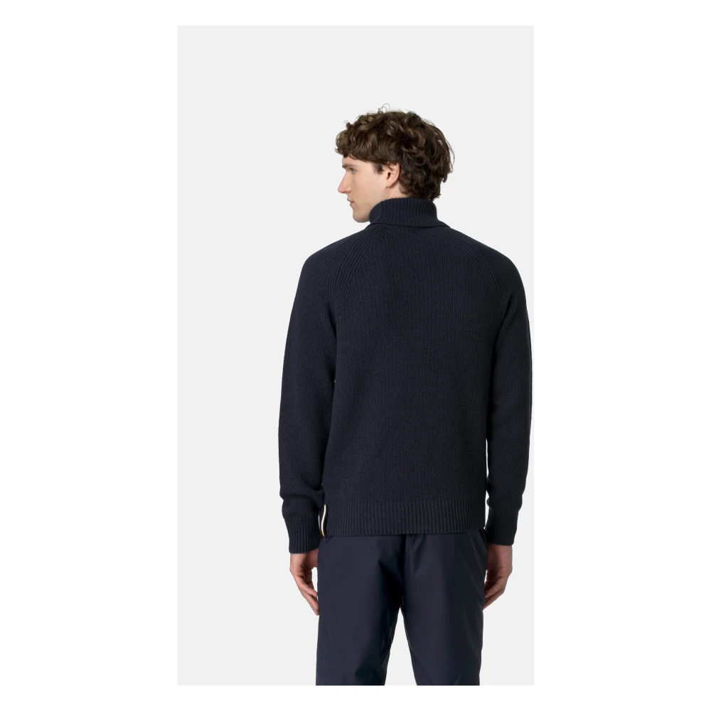 K-way Stijlvolle Gebreide Collectie Blue Heren