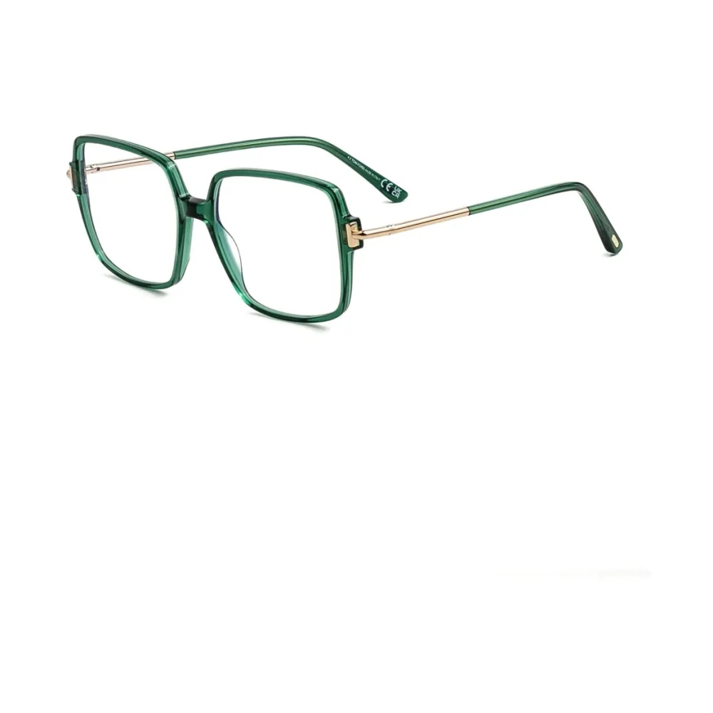 Tom Ford Women's Green Glasses, 53 Mm, Eyeglasses