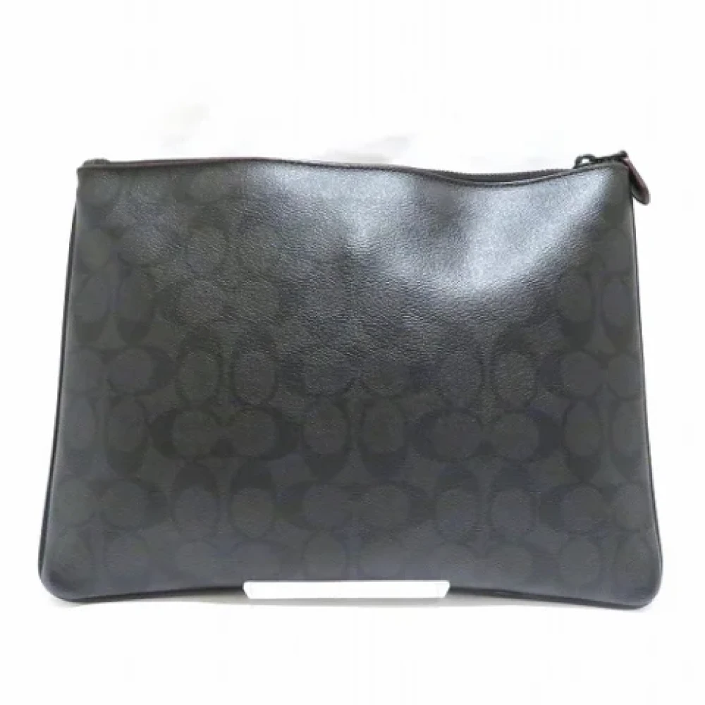 Coach Pre-owned Canvas clutches Black Dames