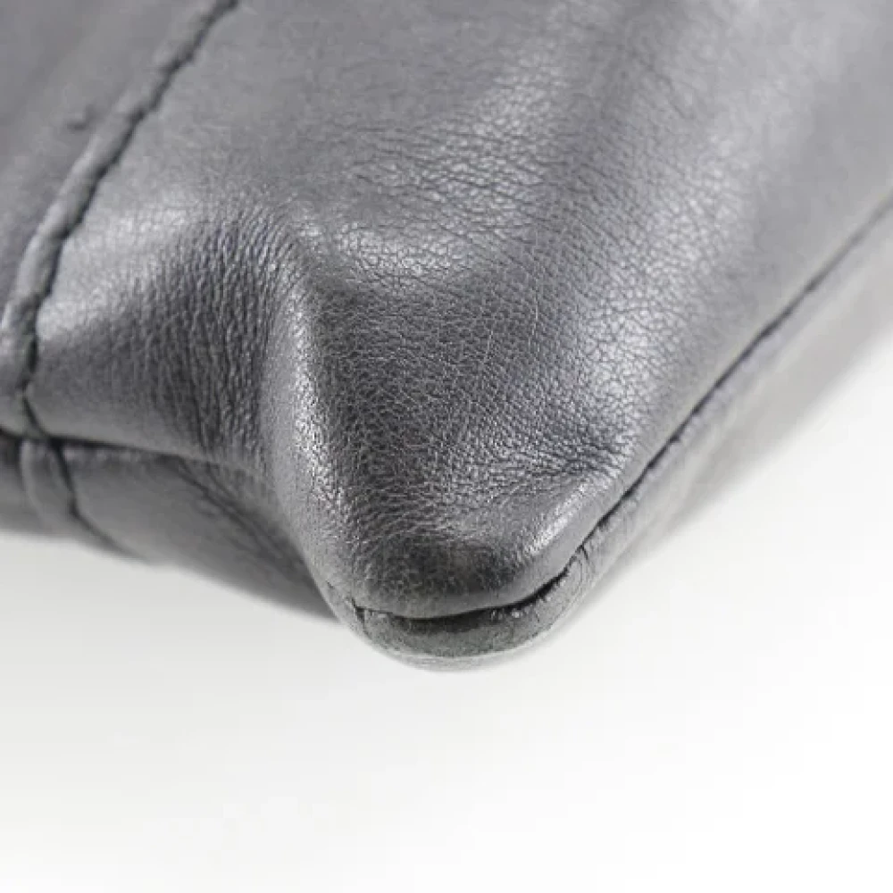 Balenciaga Vintage Pre-owned Leather clutches Black Dames