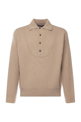 beige-cashmere-sweater-ribbed-collar