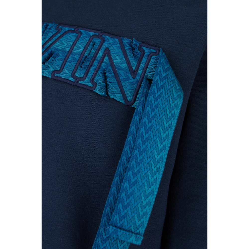 Lanvin Stijlvolle Sweatshirts voor een Trendy Look Blue Heren