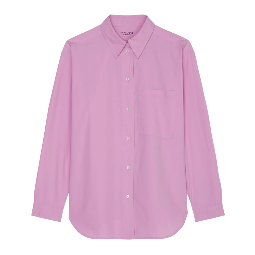 Marc O'Polo Pojkvän skjorta blus oversize Purple, Dam