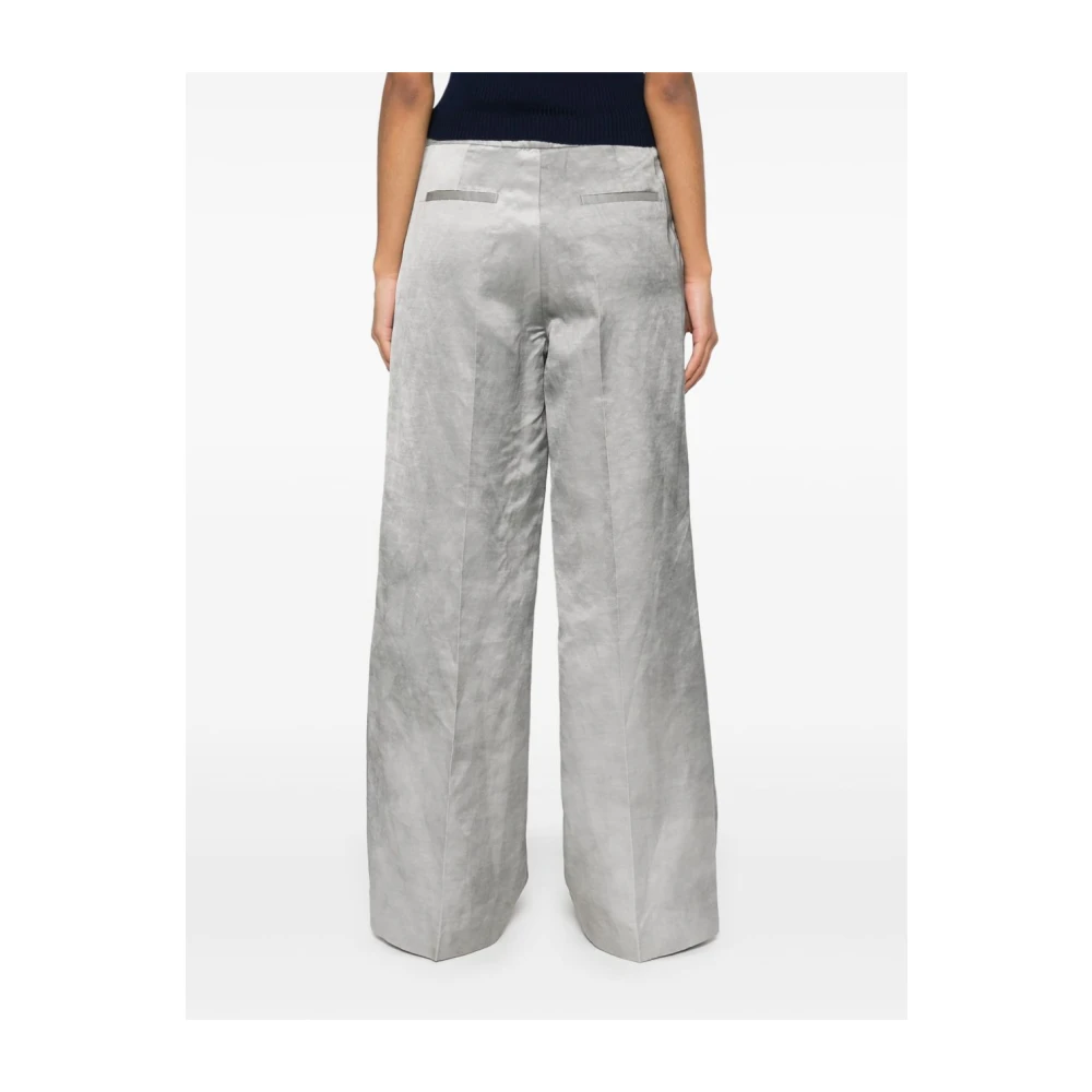 pinko Grijze Broek voor Stijlvolle Uitjes Gray Dames
