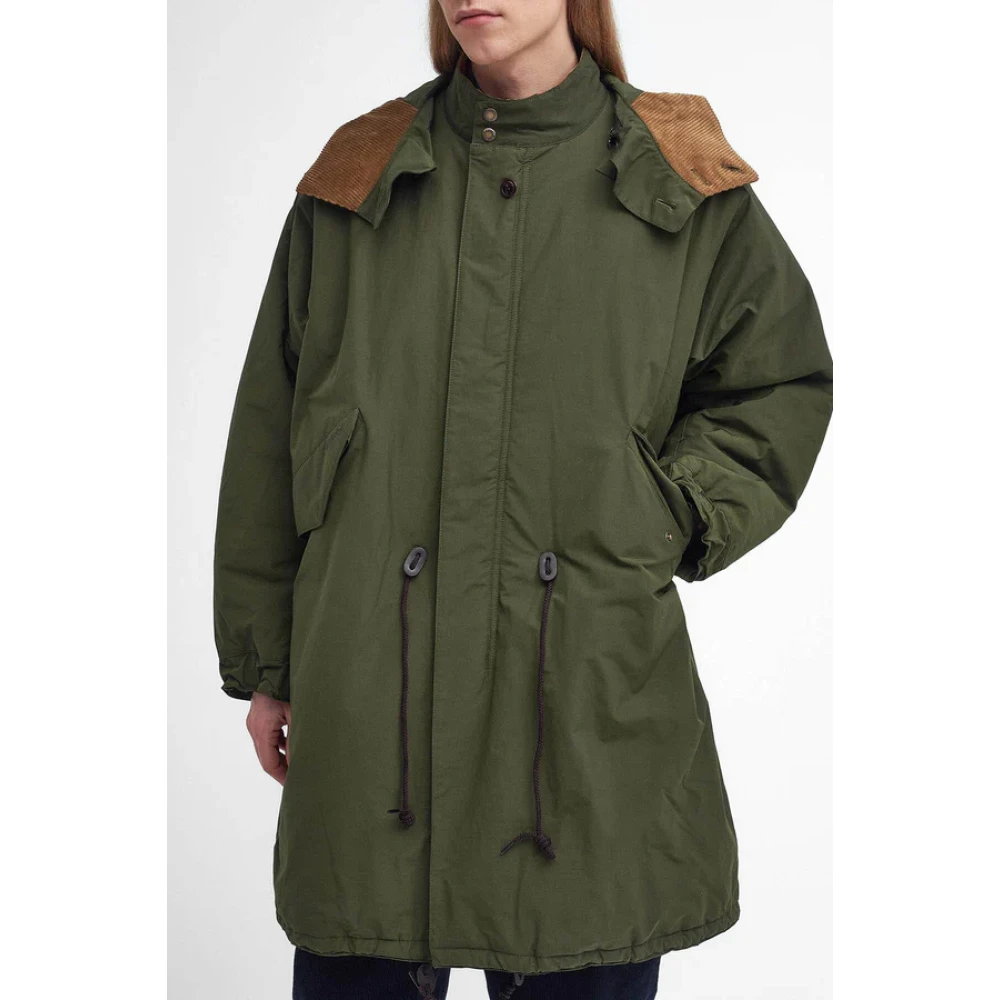 Barbour Mods Casual Parka Beech-S Green Heren