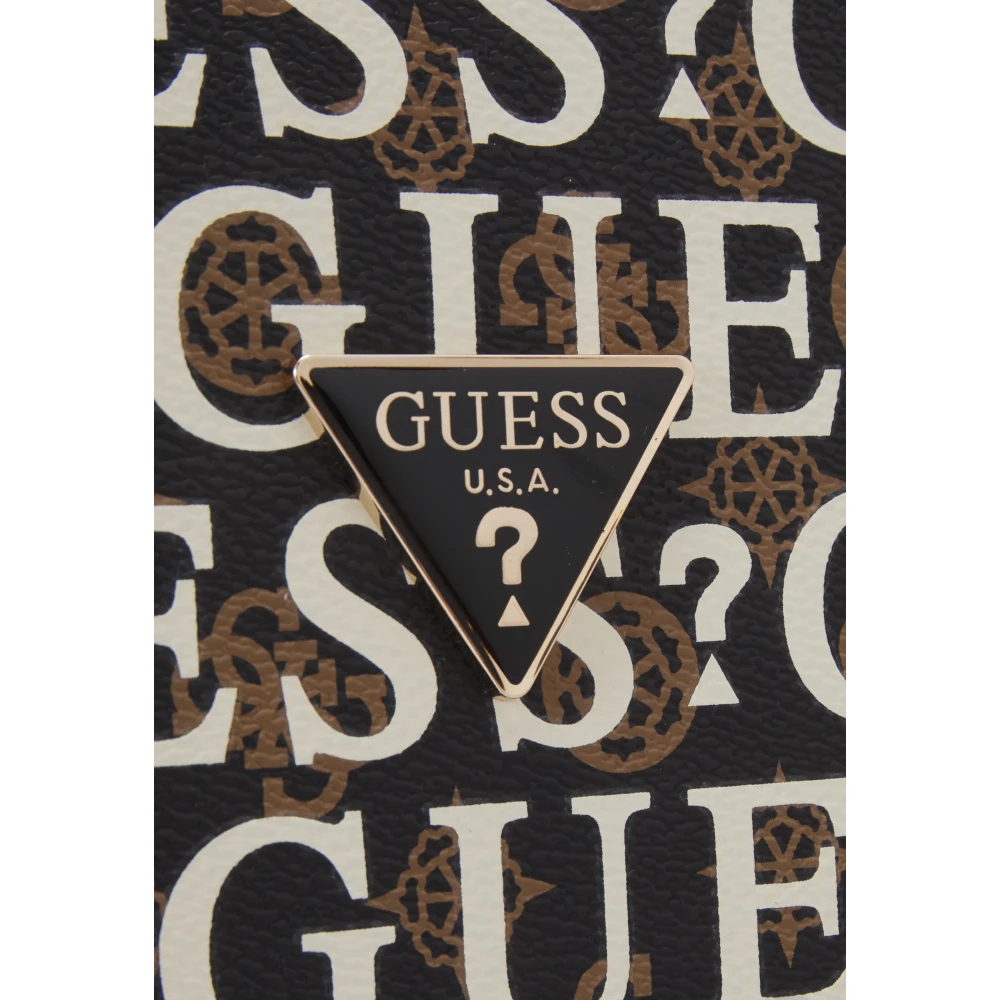 Guess Stark Travel Trolley Dames Zwart Bruin Multicolor Dames