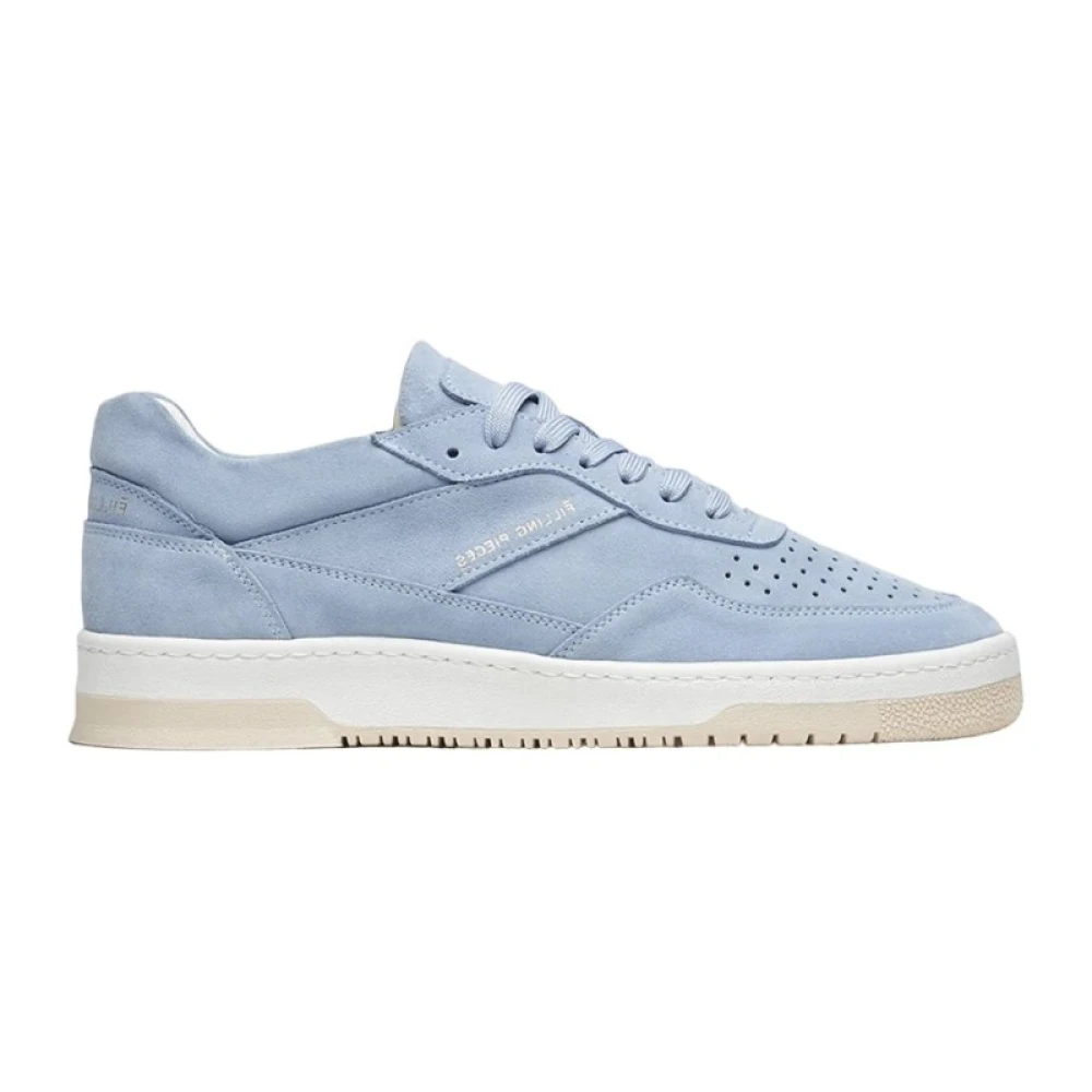 Filling Pieces Sky Blue Suede Ace Sneakers Blue Heren