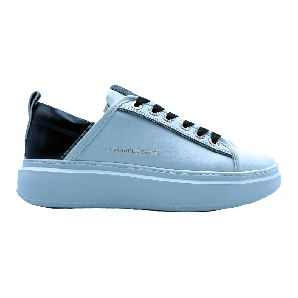 Alexander Smith Witte Sneakers Model 0066 White Dames