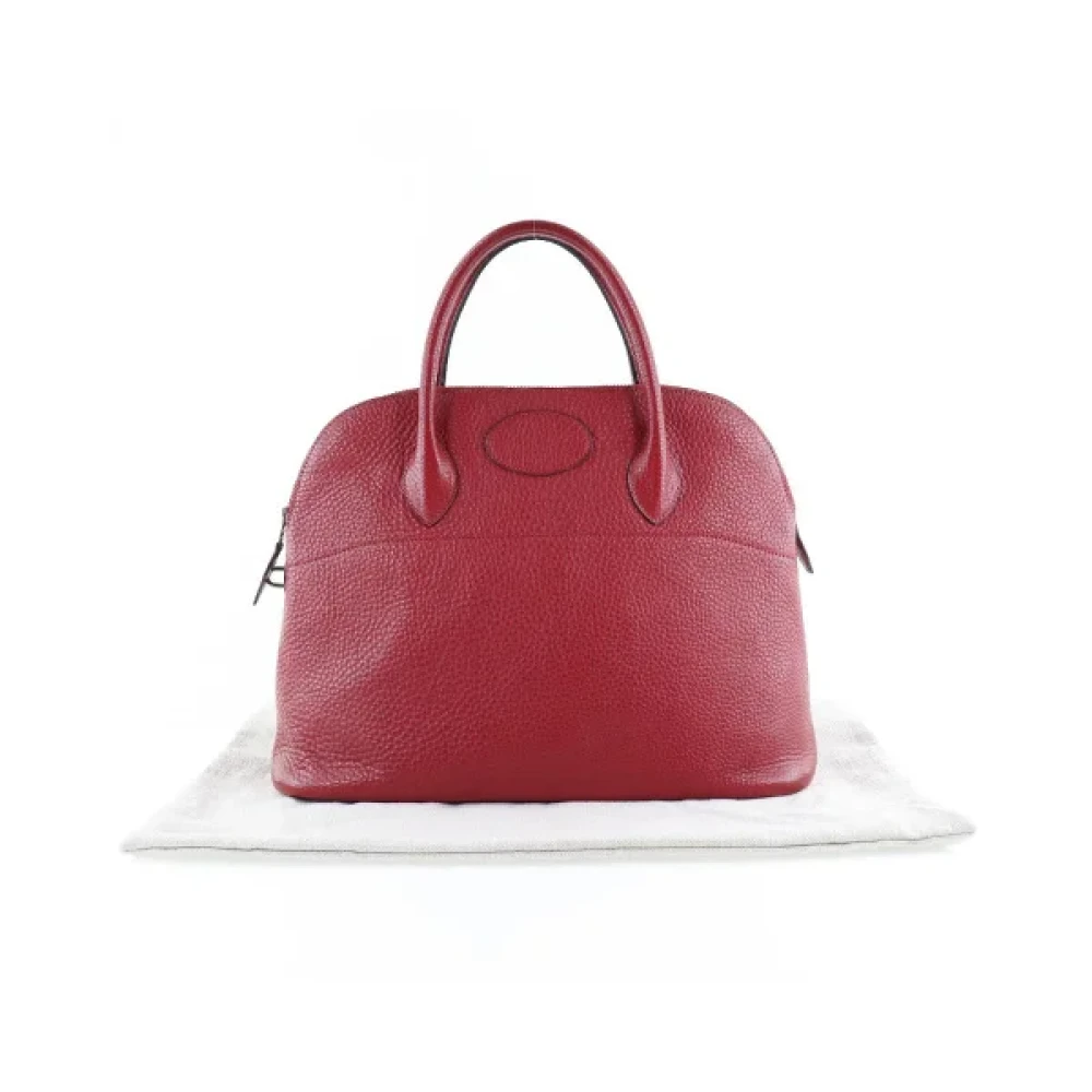 Hermès Vintage Pre-owned Leather handbags Red Unisex
