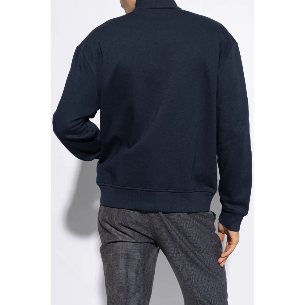 ETRO Turtleneck Sweatshirt Blue Heren