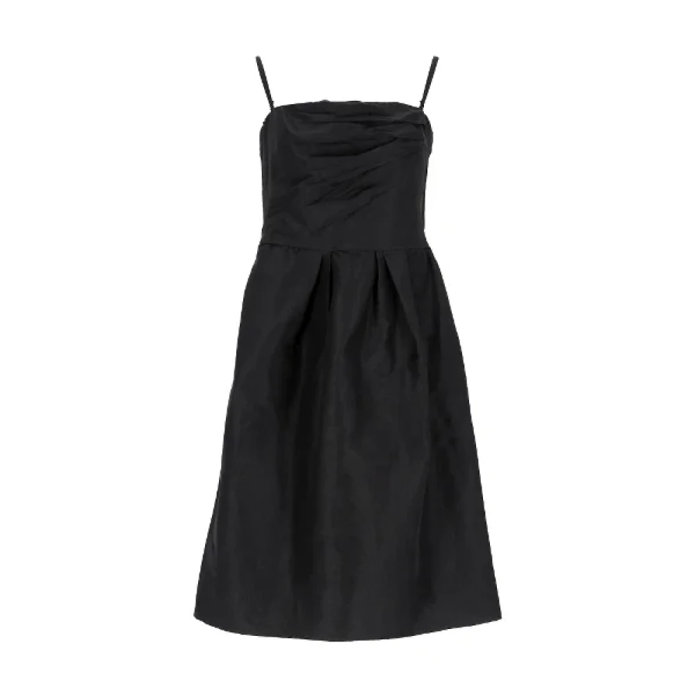 Dolce & Gabbana Pre-owned Linen dresses Black Dames