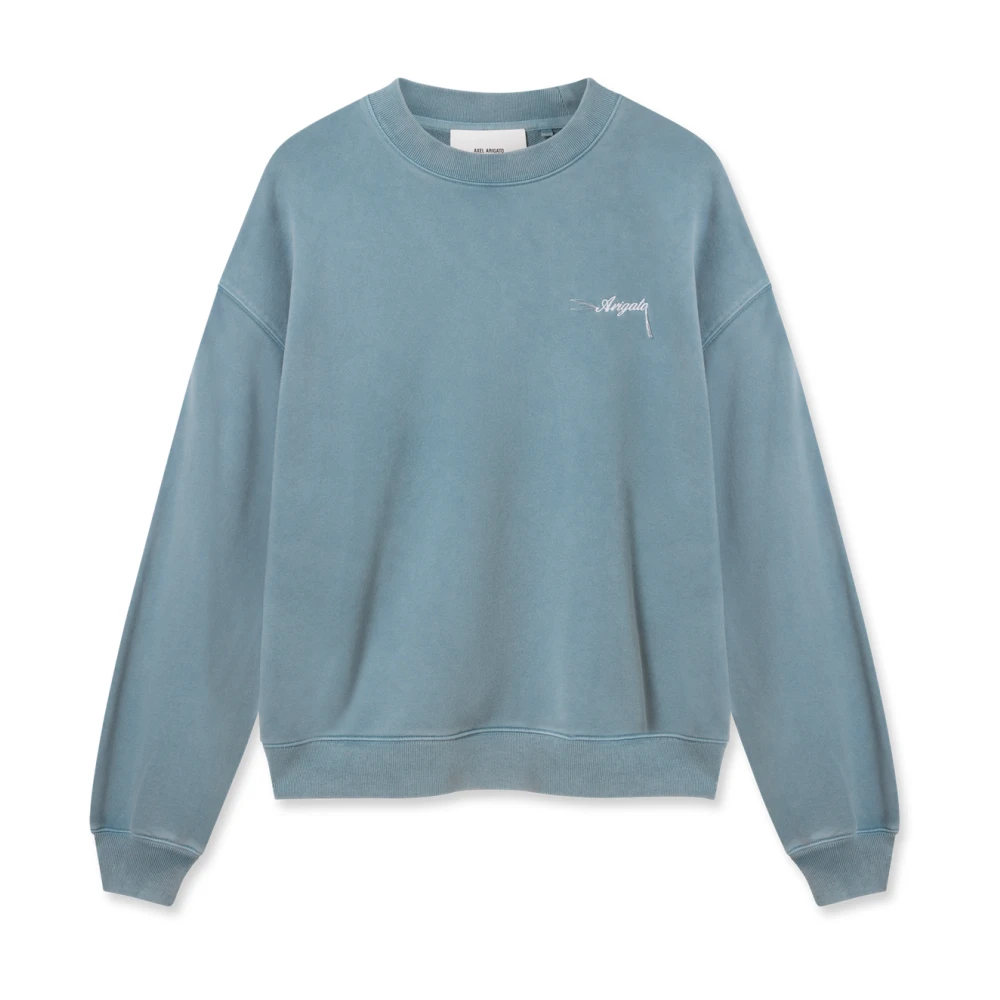 Axel Arigato Hedra Tvättad Sweatshirt Blue, Herr