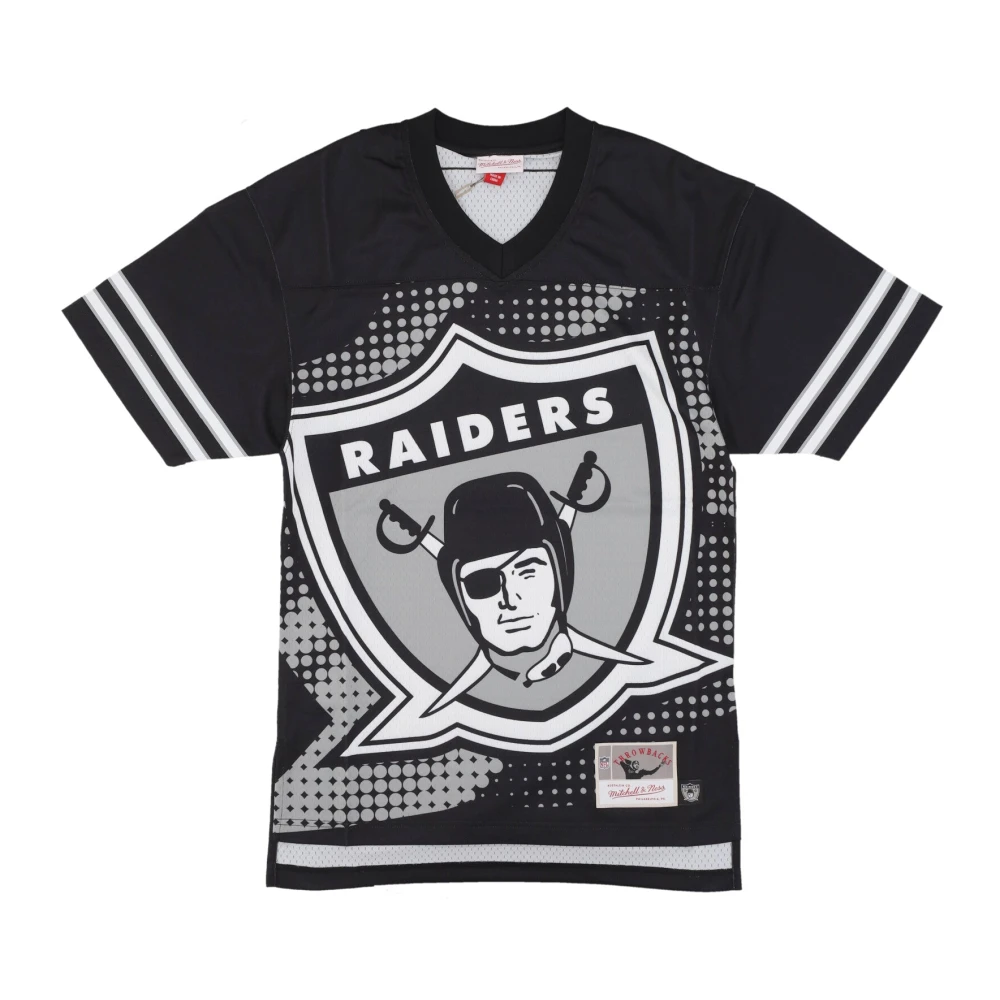 Mitchell & Ness NFL Big Face 7.0 Voetbalshirt Black Unisex