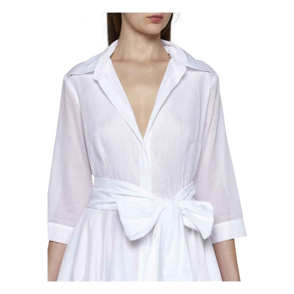 Blanca Vita Elegante Jurken met l.ruota Detail White Dames