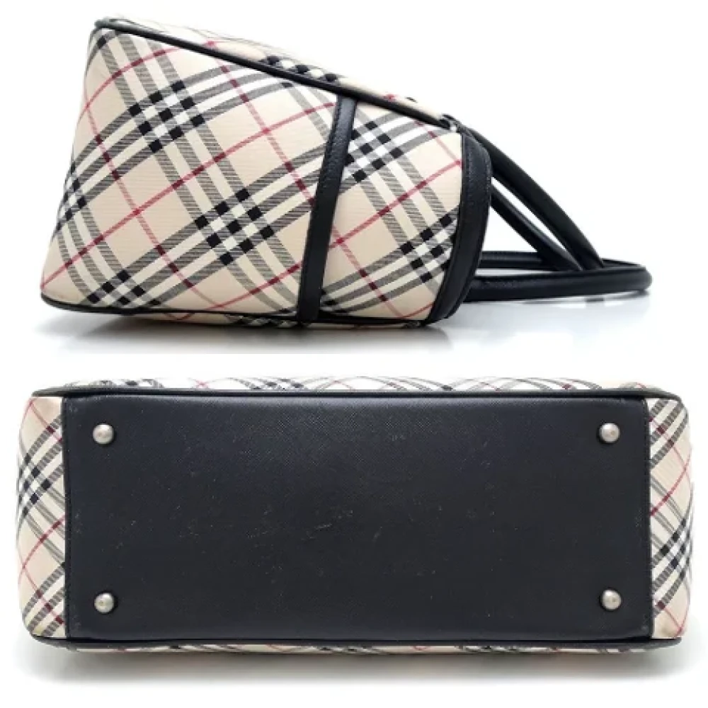 Burberry Vintage Pre-owned Canvas handbags Beige Dames