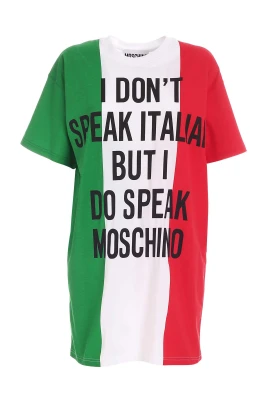 Multifärgad Kort Klänning, Italia Tdress