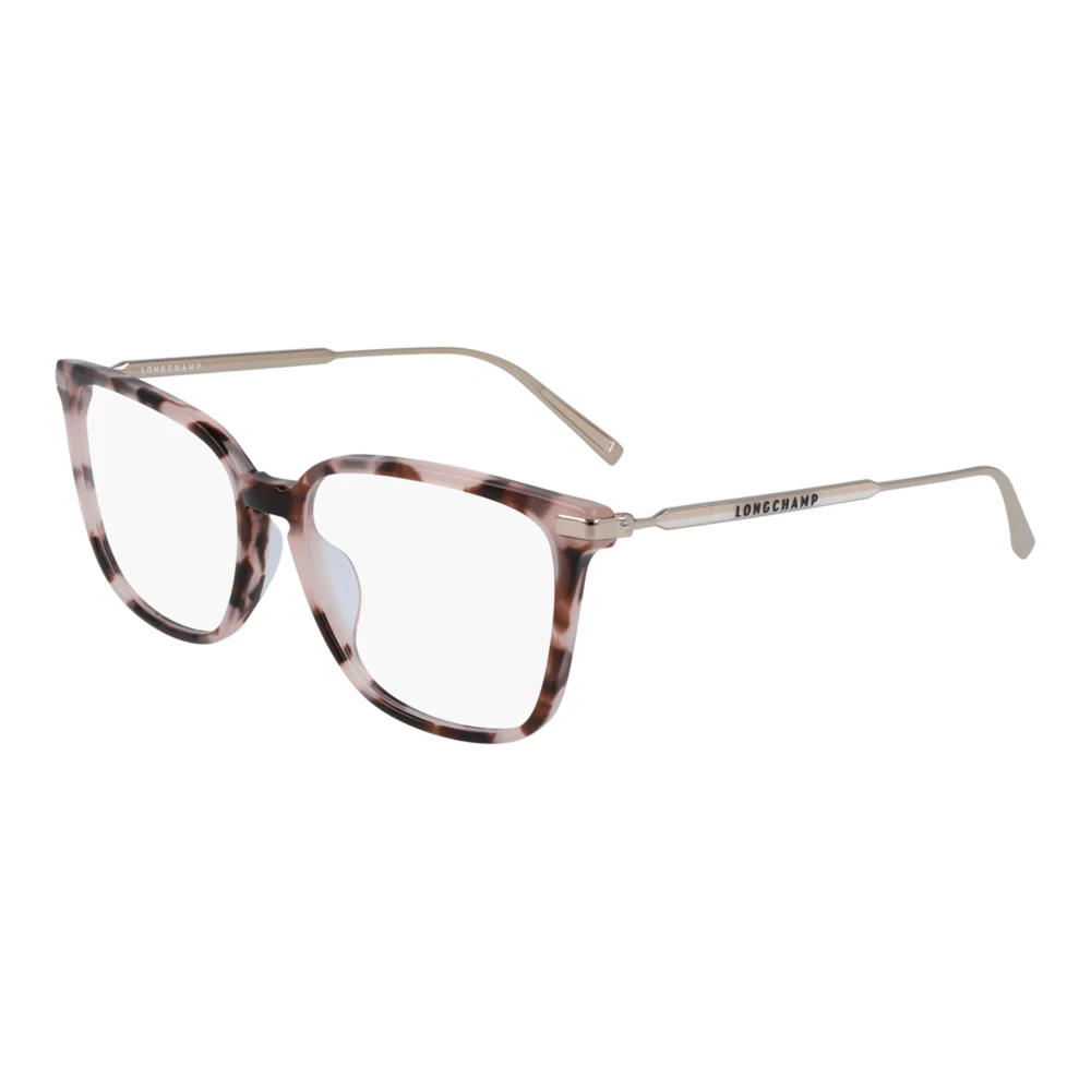 Longchamp Unisex Brown Glasses, 54 Mm, Rose Tortoise Eyewear Frames