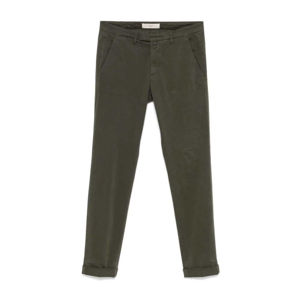 Briglia Slim-Fit Broek voor Mannen Green Heren