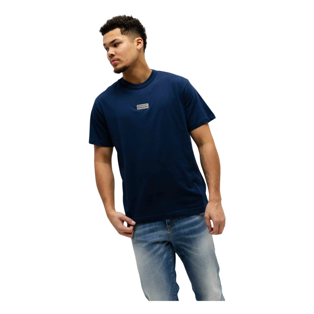 Versace Jeans Couture Logo T-shirt Heren Donkerblauw Blue Heren