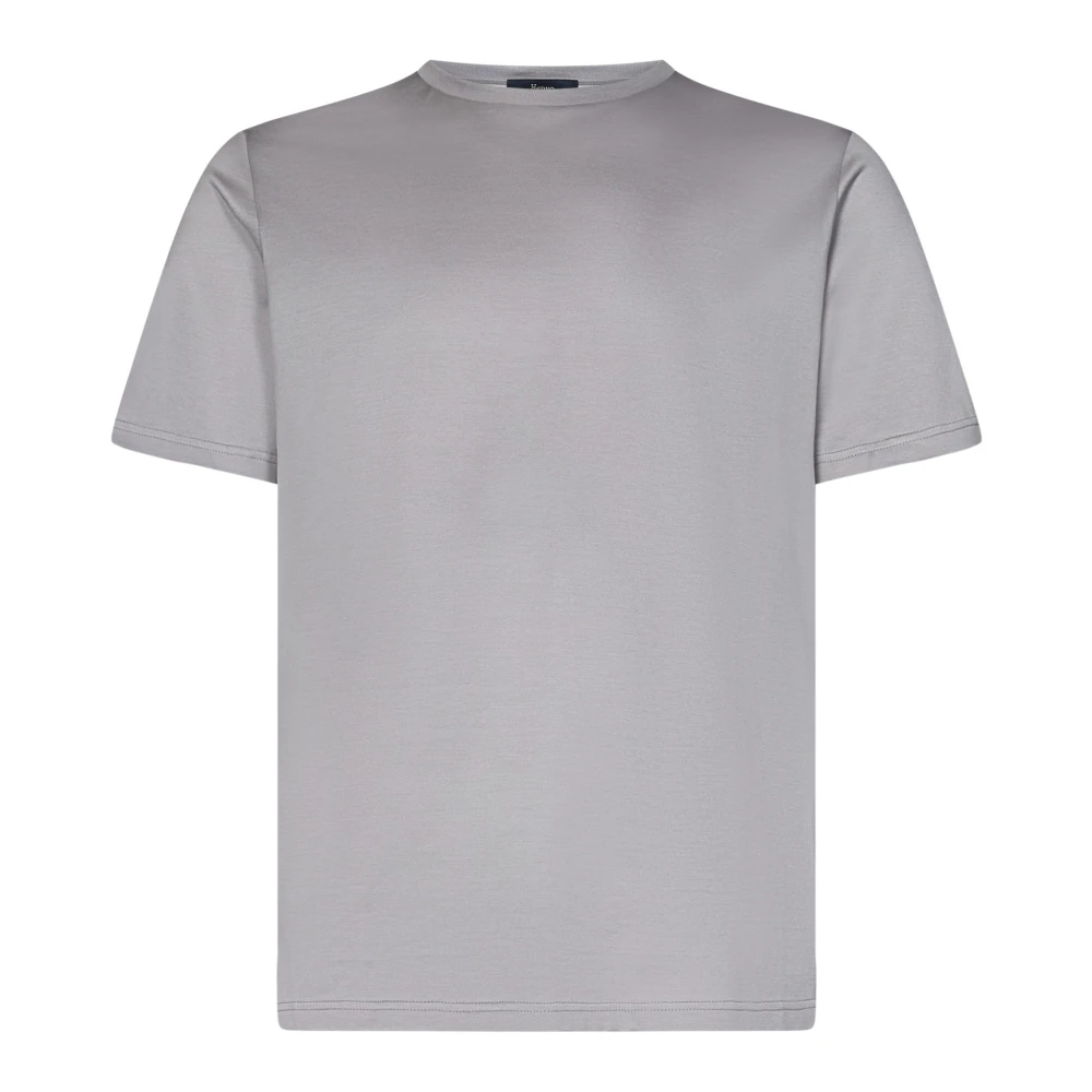 Herno - Tops > T-Shirts - Gray - Herno - Modalova
