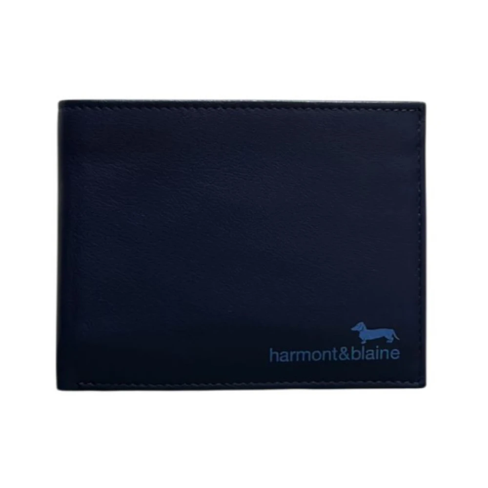 Harmont & Blaine Men's Blue Wallets & Cardholders, One Size, Wallet & Cardholder
