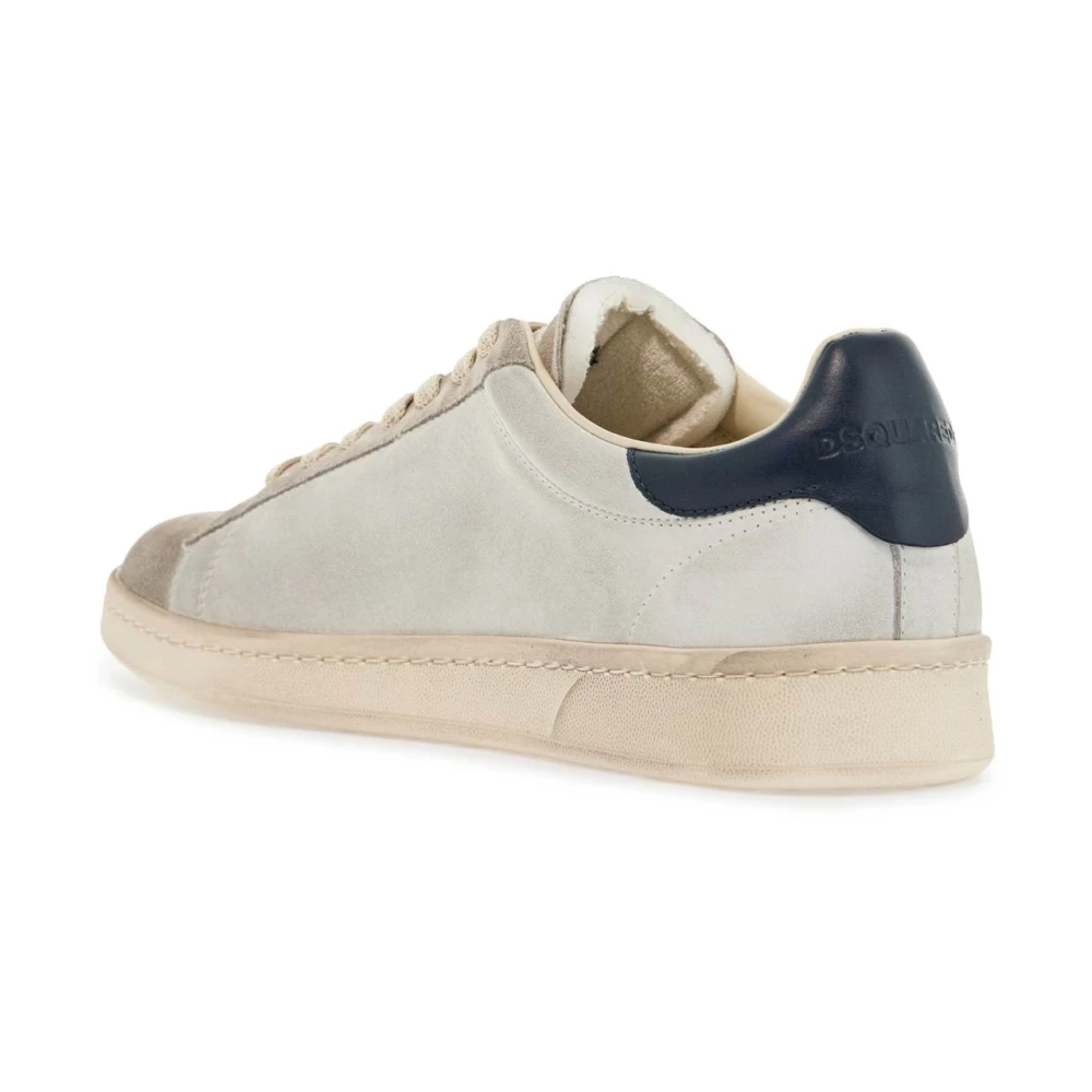 Dsquared2 Geperforeerd Esdoornblad Sneakers White Heren