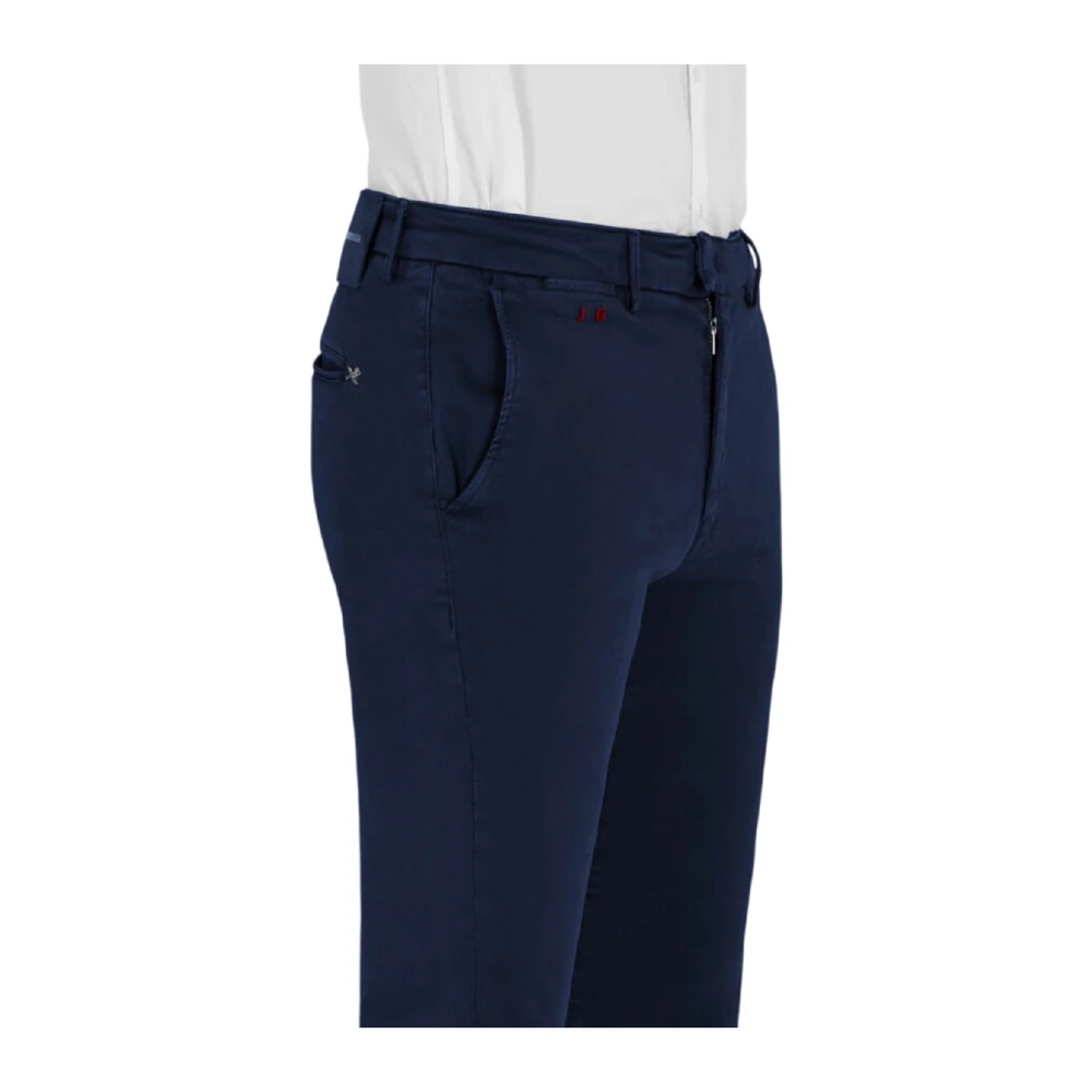 Tramarossa Blauwe Broek met Amerikaans Zakontwerp Blue Heren