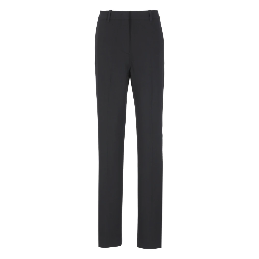 Golden Goose Zwarte Viscose Broek met Sterdetail Black Dames