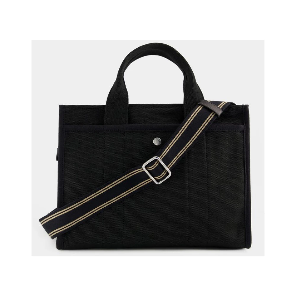Coach Canvas Zwarte Cargo Tote Tas Black Dames
