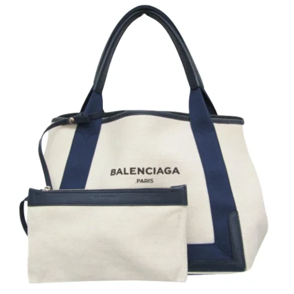 Balenciaga Vintage Pre-owned Canvas balenciaga-bags White Dames