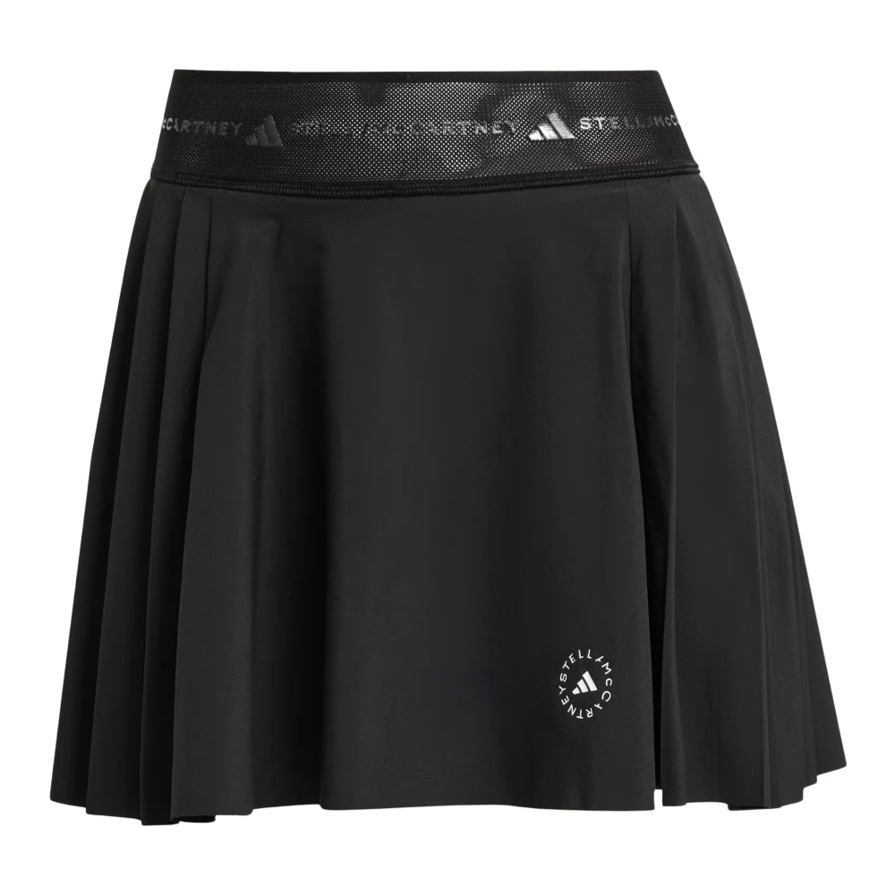 Adidas By Stella Mccartney Women's Black Tennis, Xs, Training Pleated Skort