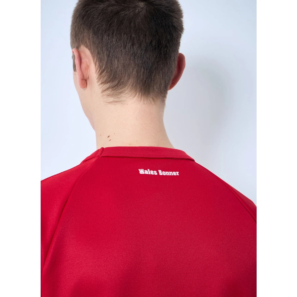 Adidas Logo Motif Crewneck Sweatshirt Red Heren