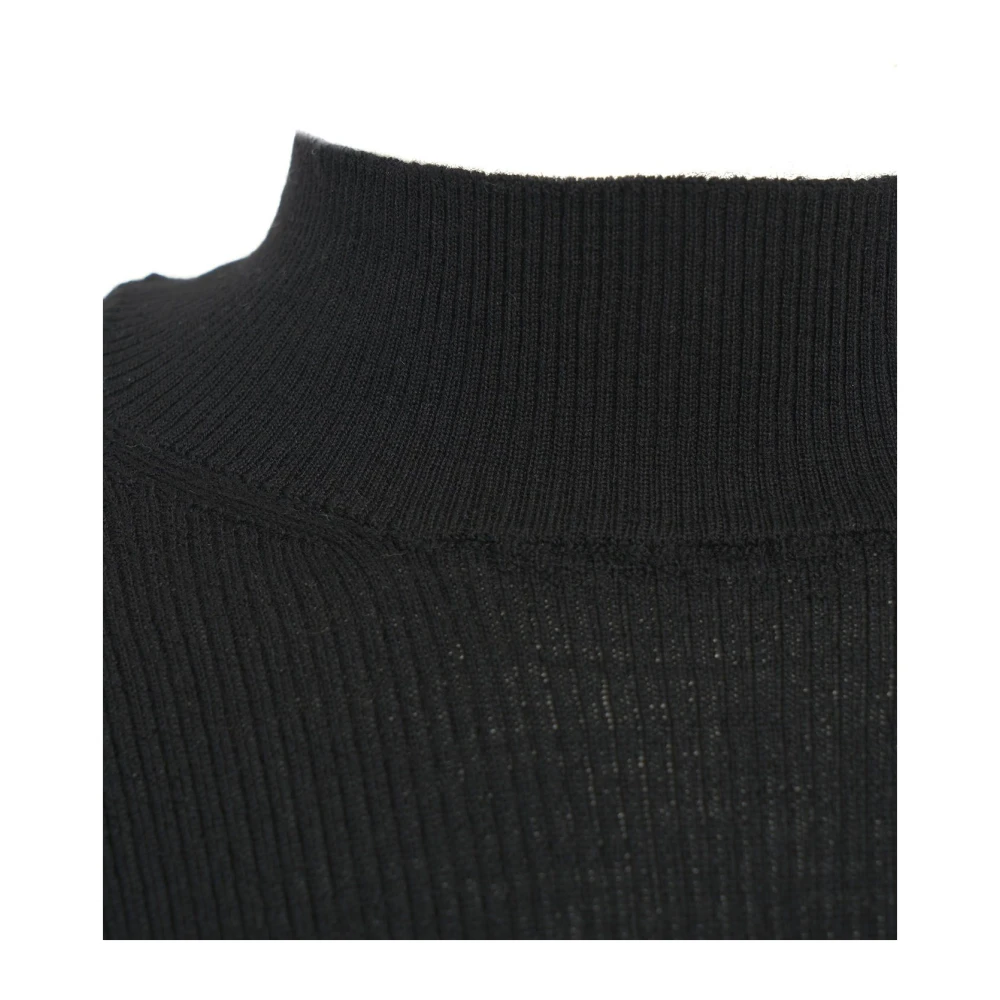 Mauro Grifoni Zwart Gebreide Kleding Aw24 Black Heren