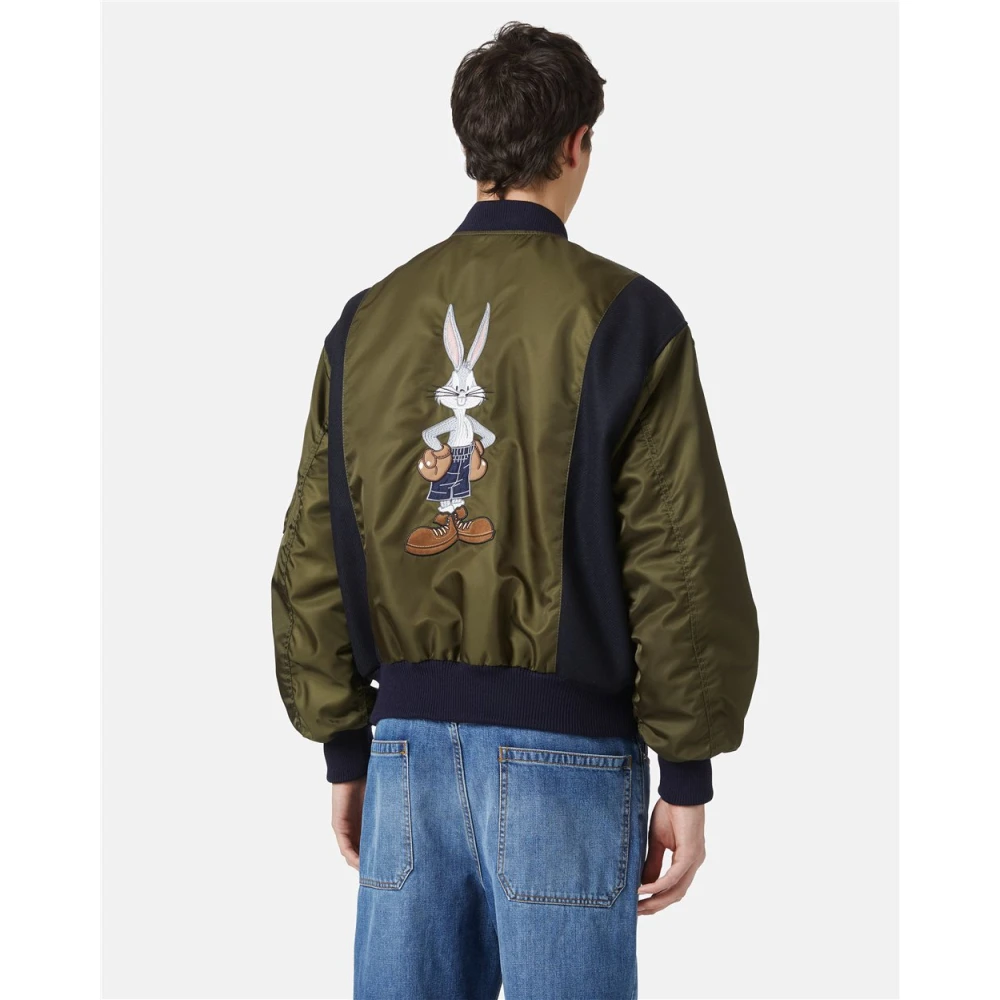 Iceberg Nylon bomberjack van de The Re-Edit collectie Green Heren