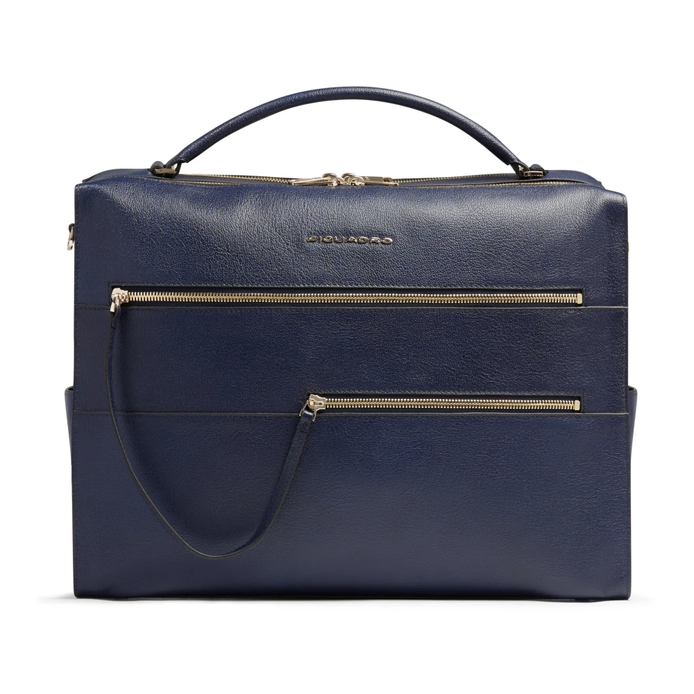 Piquadro Blå W140 Laptopväska