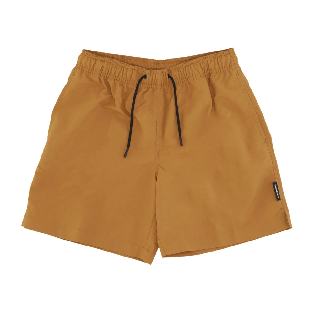 Timberland Ripstop Elastische Taille Shorts met Zakken Brown Heren