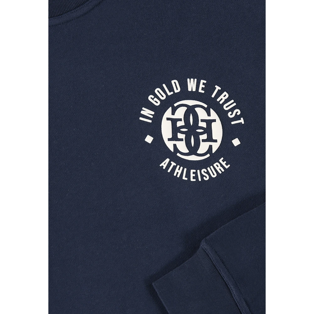 In Gold We Trust Sweatshirts Blue Heren
