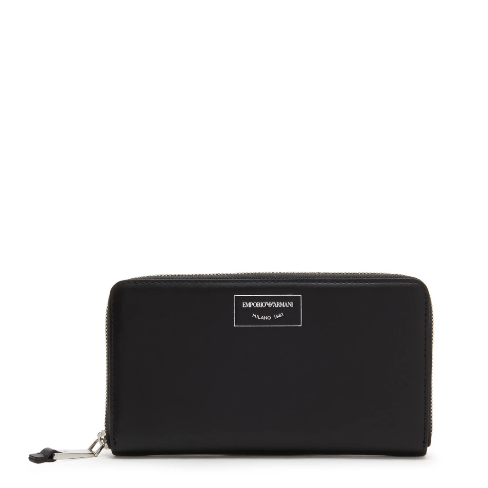 Emporio Armani Women's Black Wallet - Wallets & Cardholders - One Size - Accessories
