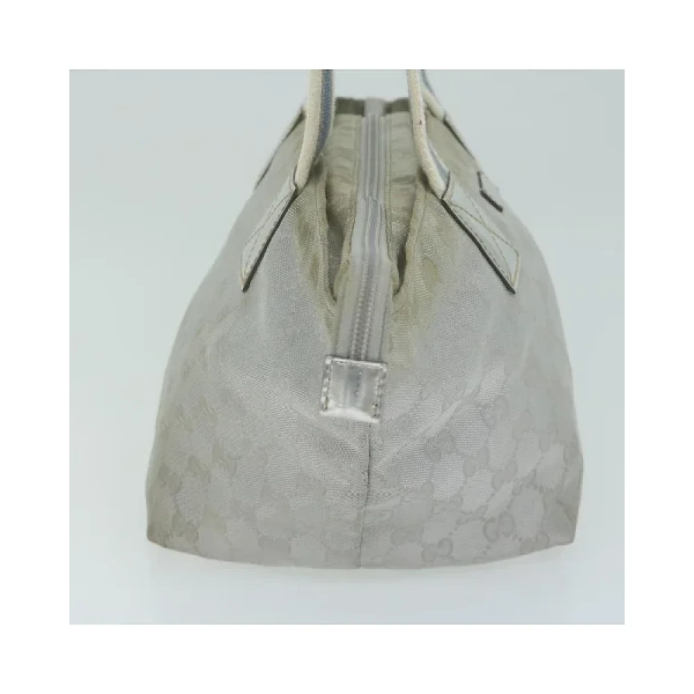 Gucci Vintage Pre-owned Canvas handbags Gray Dames