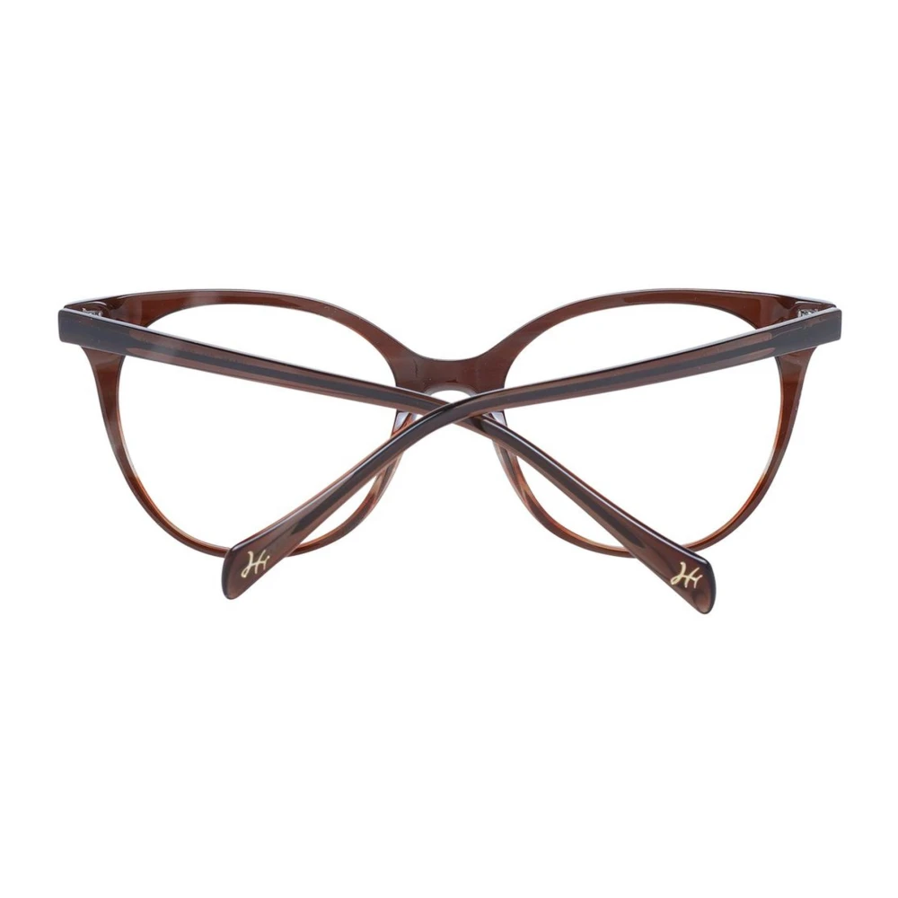 Ana Hickmann Bruine Cat Eye Optische Monturen met Etui Brown Dames