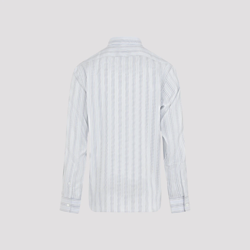 Lanvin Blauwe Overhemden voor Mannen Aw24 Blue Heren