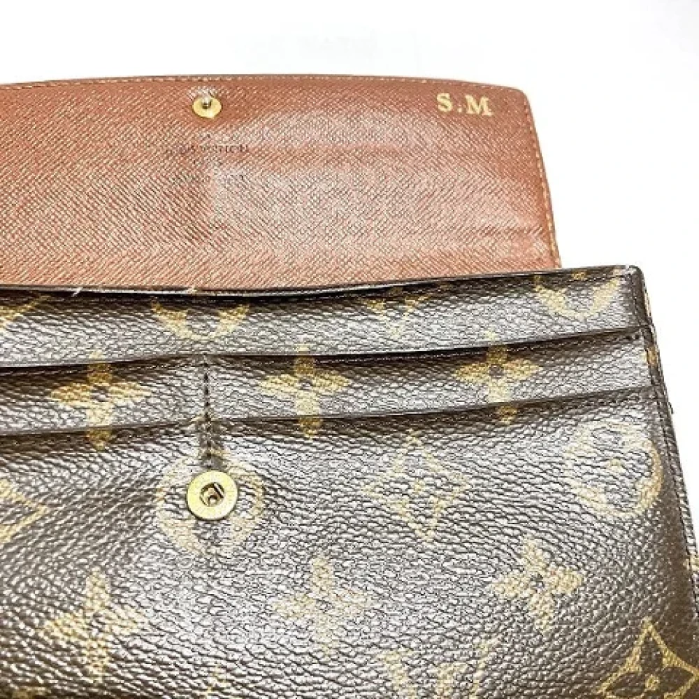 Louis Vuitton Vintage Pre-owned Canvas wallets Brown Dames