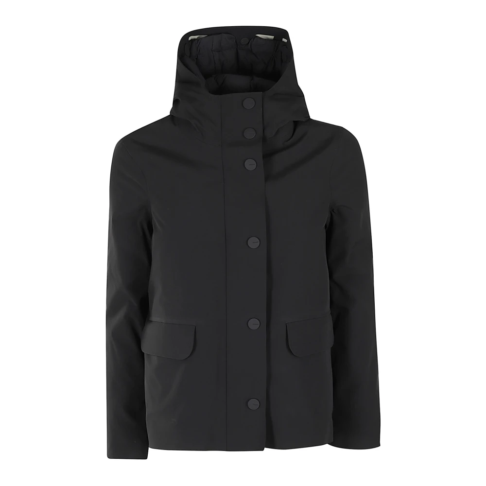 RRD Afneembare Parka Jas voor Vrouwen Black Dames