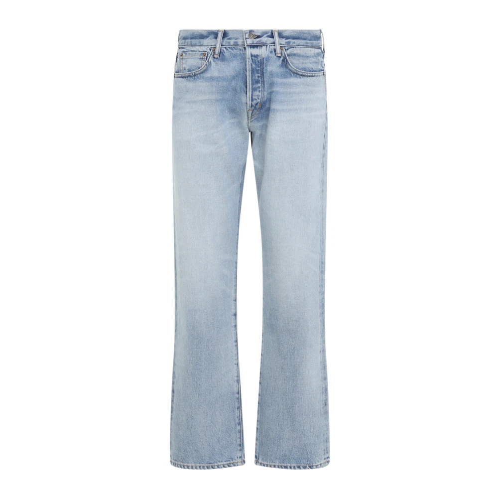 Tom Ford Men's Blue Straight Fit Jeans, W32, Straight Denim Jeans