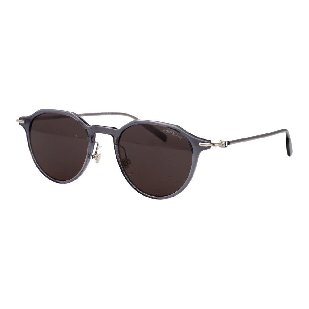Montblanc Men's Gray Sunglasses, 49 Mm, Mb0355s Sunglasses