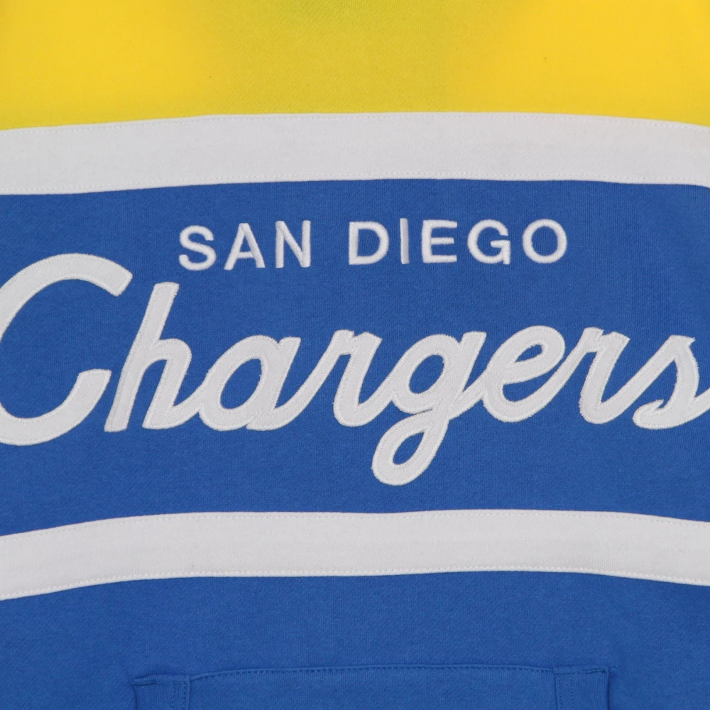 Mitchell & Ness NFL Head Coach Hoody San Diego Chargers Blue Heren
