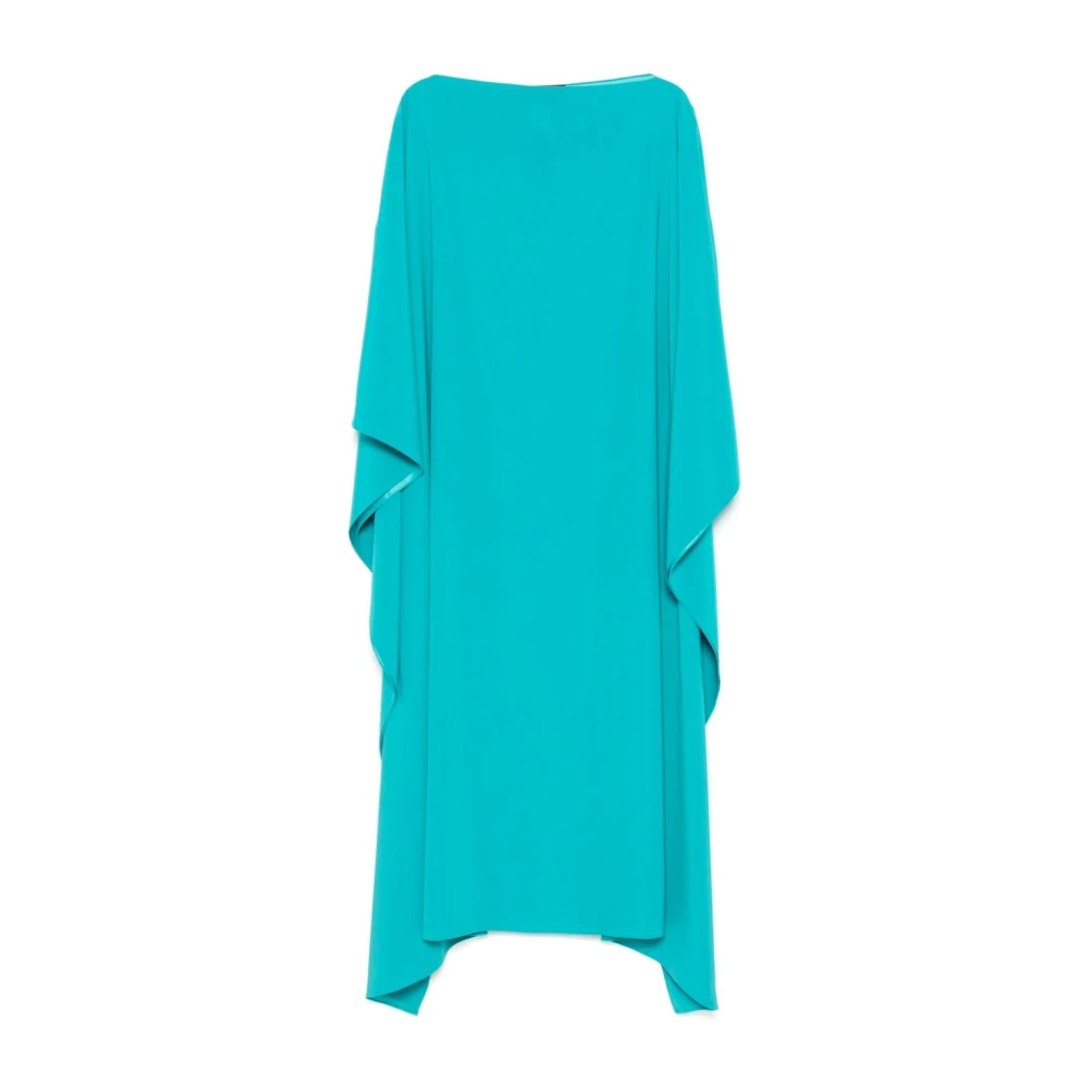 Gianluca Capannolo Blauwe Boothals Kaftan Jurk Blue Dames